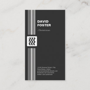 Obstetrician - Premium Modern Business Card