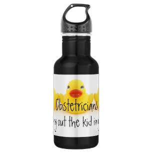 Obstetricians and Yellow Rubber Ducks 532 Ml Water Bottle
