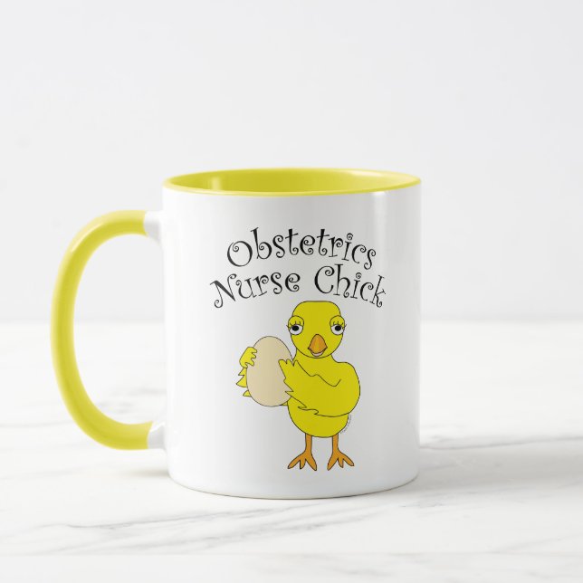 Obstetrics Nurse Chick Mug (Left)