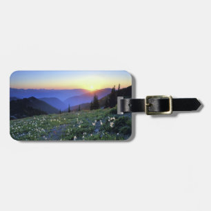 Obstruciton Point Sunset, Olympic NP, WA, USA Luggage Tag