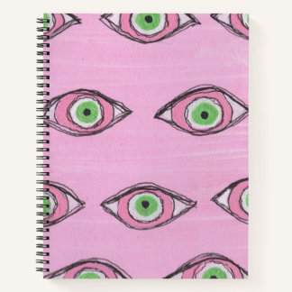 OBUHLISK Green Eyes Protection Notebook