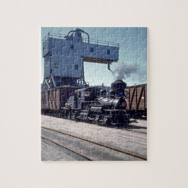 OBW 18 tonne Shay locomotive #1_Trains Jigsaw Puzzle (Vertical)