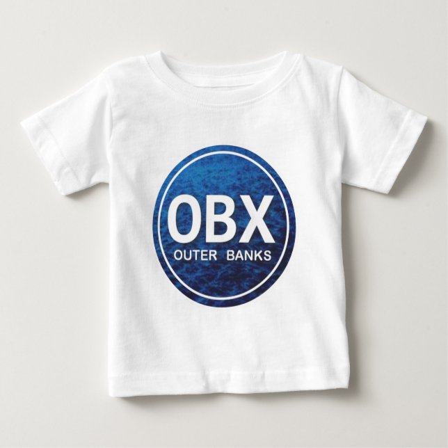 OBX Beach Tag Baby T-Shirt (Front)