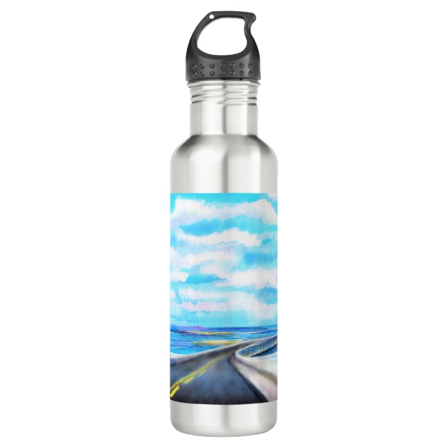 OBX Hwy 12 710 Ml Water Bottle (Front)