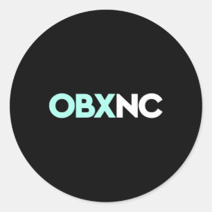 Obx Nc Outer Nks North Carolina Travel Vacation Be Classic Round Sticker