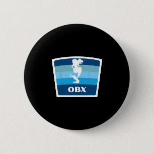 Obx North Carolina Nc Mermaid Outer Nks Vacation 6 Cm Round Badge