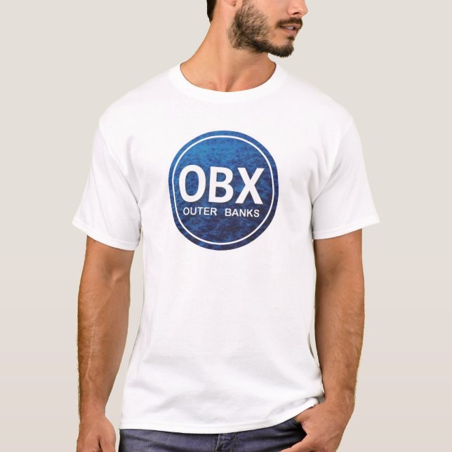 OBX Outer Banks Beach Tag Shirt (Front)