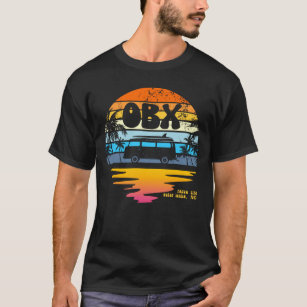 OBX Outer Banks North Carolina Retro Pogue Life T-Shirt