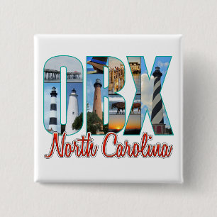 OBX Places Pride 15 Cm Square Badge