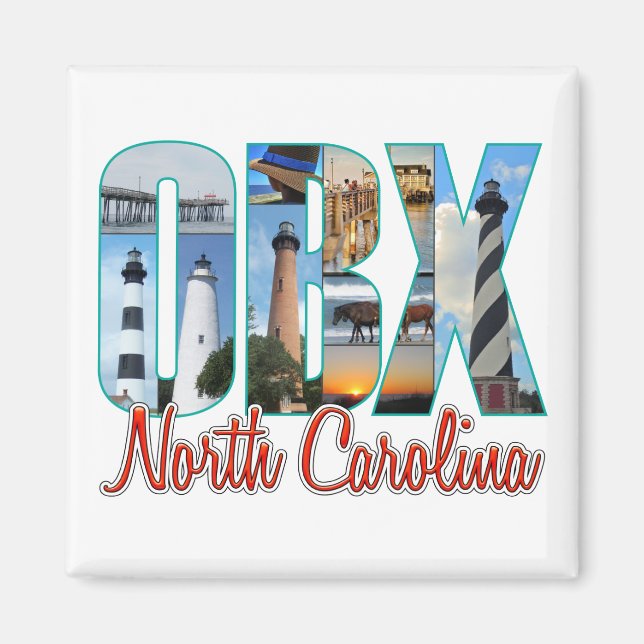 OBX Places Pride Magnet (Front)