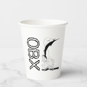 OBX Saltwater Sportfishing Paper Cups