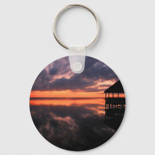 OBX Sunset Key Ring