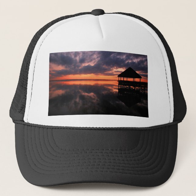 OBX Sunset Trucker Hat (Front)