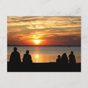 OBX Sunset Watch Postcard