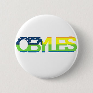OBYLES Rainbow Flag 6 Cm Round Badge