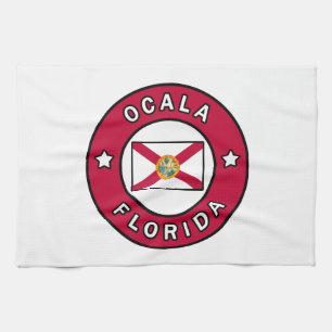 Ocala Florida Tea Towel