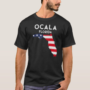 Ocala Florida USA State America Travel Floridian   T-Shirt