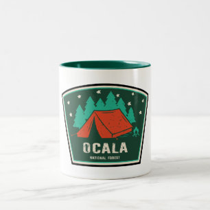 Ocala National Forest Camping Two-Tone Coffee Mug