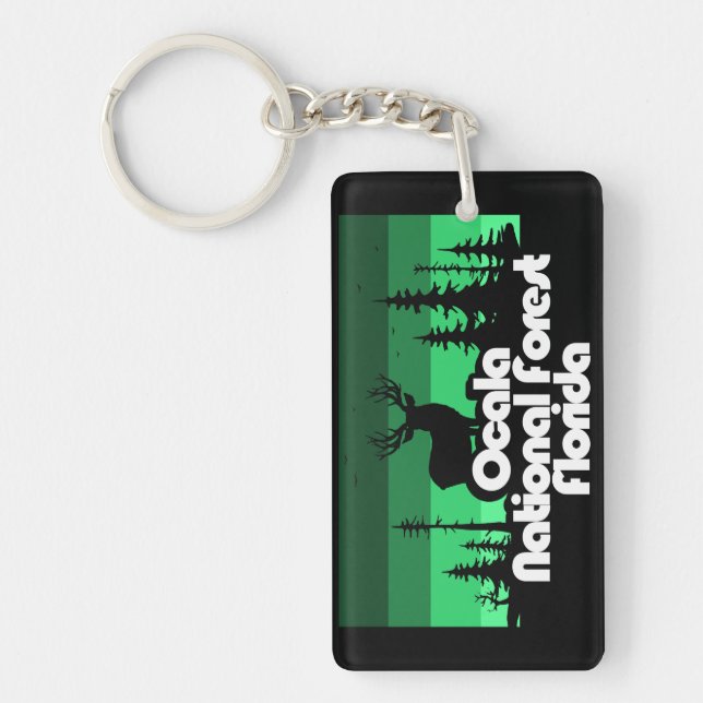 Ocala National Forest Florida Key Ring (Front)