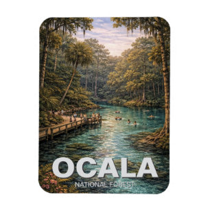 Ocala National Forest Florida Travel Magnet