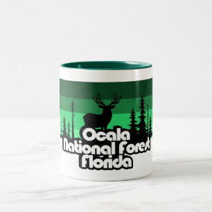 Ocala National Forest Florida Two-Tone Coffee Mug