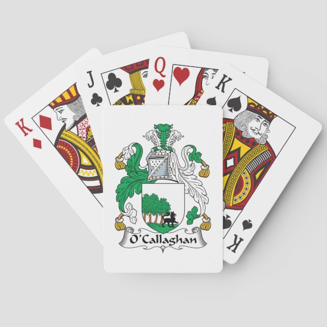 O'Callaghan Family Crest Playing Cards (Back)
