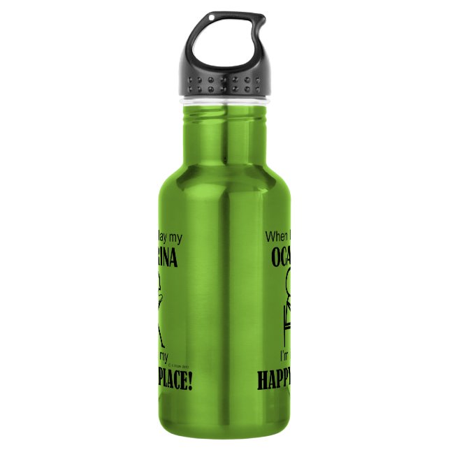 Ocarina Happy Place 532 Ml Water Bottle (Front)