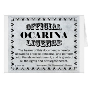 Ocarina License