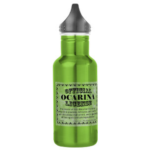 Ocarina License 532 Ml Water Bottle
