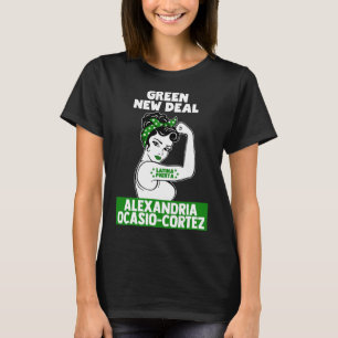 Ocasio-cortez Latina Fuerta Aoc Feministin Grün Ne T-Shirt