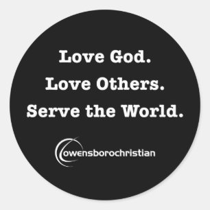 OCC Mission Sticker Black 3"