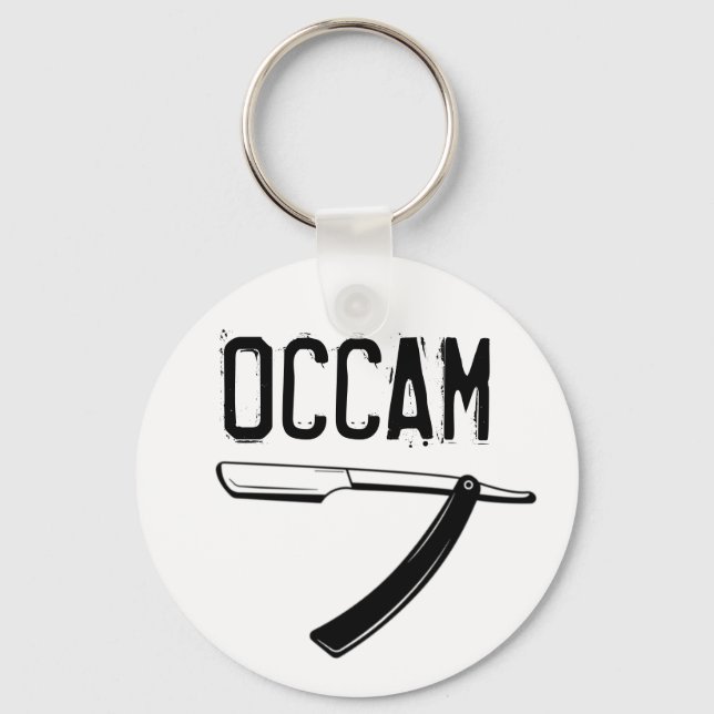 Occam’s Razor Key Ring (Front)