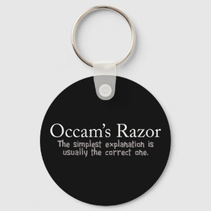 Occam's Razor Key Ring