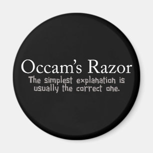 Occam's Razor Magnet