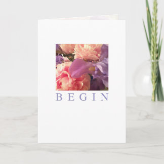 Occasions Card: Begin Card