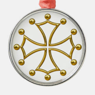 occitan cross metal tree decoration