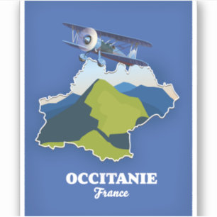 Occitanie France travel map