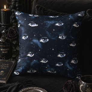 Occult All Seeing Eyes Celestial Gothic Cushion