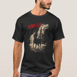 Occult Atheist Black Phillip Burning Church Stay L T-Shirt