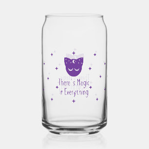 Occult Black Cat Gothic Drinkware Can Glass