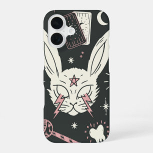 Occult Bunny Power Spooky Witchcore iPhone 16 Case
