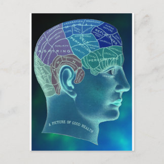 Occult Collection - Phrenology Postcard