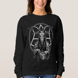 Occult Demon  Witchcraft Baphomet Satan Sweatshirt