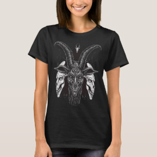 Occult Devil Head Baphomet Evil T-Shirt