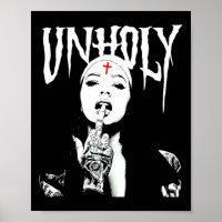 Occult Gothic Dark Satanic Nun Tattoos Unholy Nun 