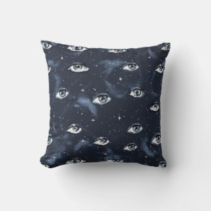 Occult Gothic Mystery Eyes Cushion