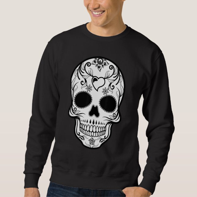 Occult Magic Day Of The Dead Skull Sweatshirt (Front)