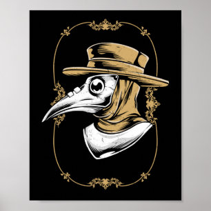 Occult Mediaeval Plague Doctor Poster