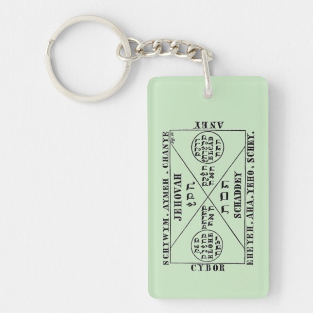 Occult: Seal of Air Key Ring (Front)