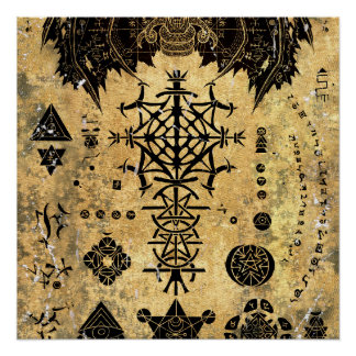 Occult Symbol Poster